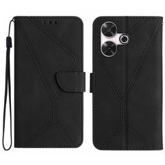 Funda de teléfono de cuero en relieve con co...