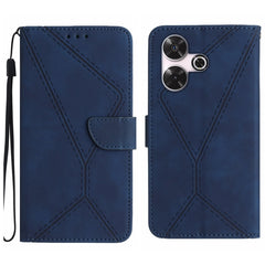 Funda de teléfono de cuero en relieve con co...