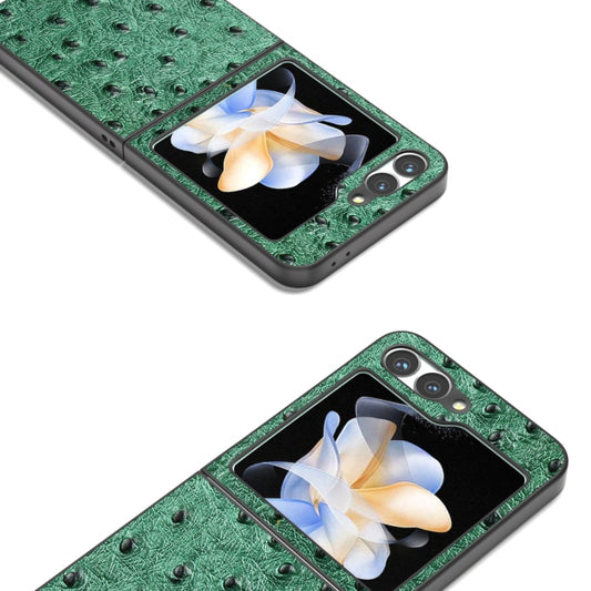 Funda para teléfono con textura de avestruz ...