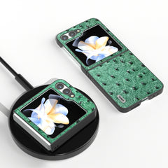 Funda para teléfono con textura de avestruz ...