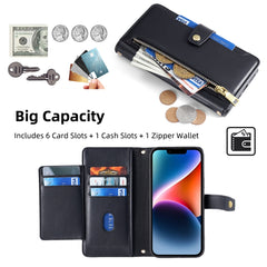 Estuche para teléfono de cuero tipo billeter...