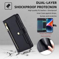 Estuche para teléfono de cuero tipo billeter...