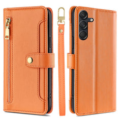 Estuche para teléfono de cuero tipo billeter...