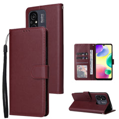 Estuche multifuncional de cuero para teléfon...