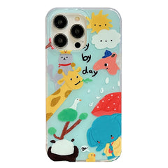 Estuche para teléfono con patrón animal lind...