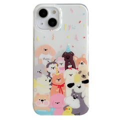 Estuche para teléfono con patrón animal lind...