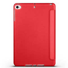 Estuche para tableta de cuero con tapa horiz...