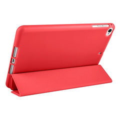 Estuche para tableta de cuero con tapa horiz...