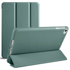 Estuche para tableta de cuero con tapa horiz...