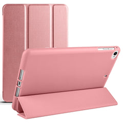 Estuche para tableta de cuero con tapa horiz...