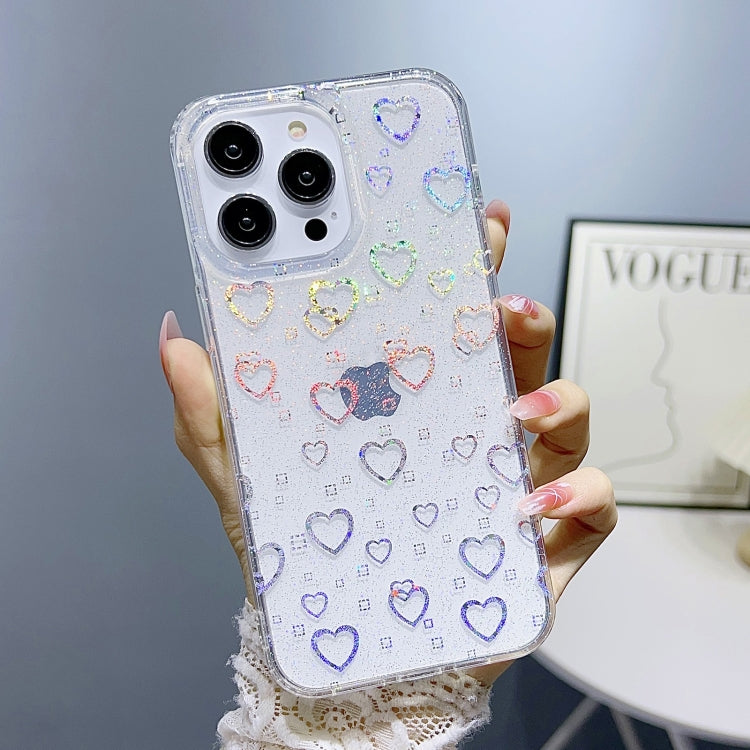 Estuche para teléfono TPU con purpurina seri...