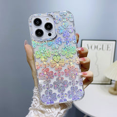 Estuche para teléfono TPU con purpurina seri...