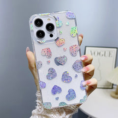 Estuche para teléfono TPU con purpurina seri...