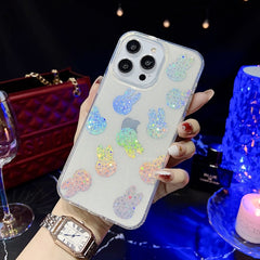 Estuche para teléfono TPU con purpurina seri...