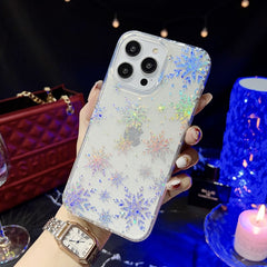 Estuche para teléfono TPU con purpurina seri...