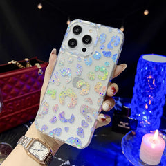 Estuche para teléfono TPU con purpurina seri...