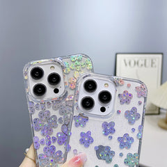 Estuche para teléfono TPU con purpurina seri...