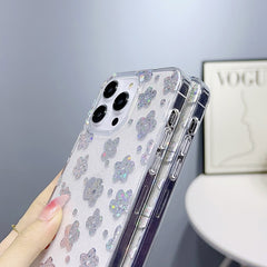 Estuche para teléfono TPU con purpurina seri...