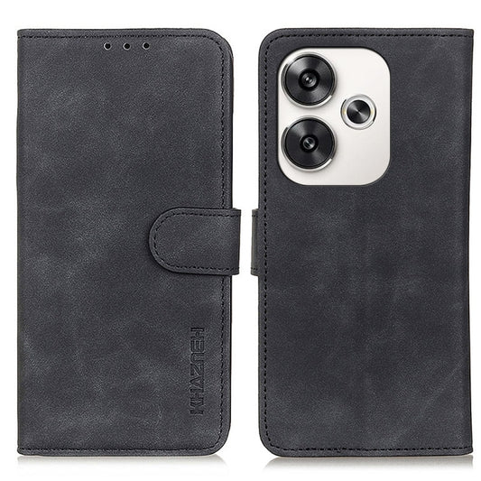 KHAZNEH Funda de cuero con tapa de textura r...