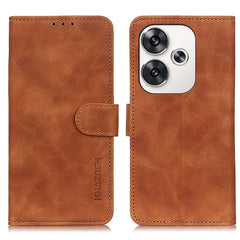 KHAZNEH Funda de cuero con tapa de textura r...