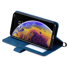 Estuche de cuero con tapa horizontal con emp...
