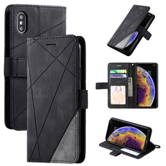 Estuche de cuero con tapa horizontal con emp...