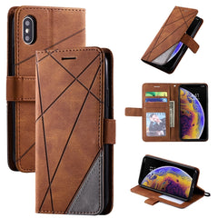 Estuche de cuero con tapa horizontal con emp...