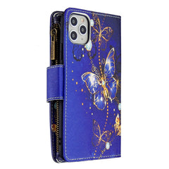 Estuche de cuero con tapa horizontal con cre...