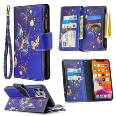 Estuche de cuero con tapa horizontal con cre...