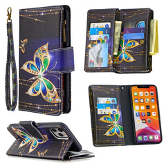 Estuche de cuero con tapa horizontal con cre...