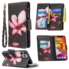 Estuche de cuero con tapa horizontal con cre...