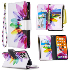 Estuche de cuero con tapa horizontal con cre...