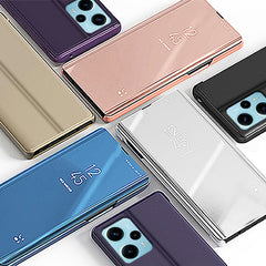 Estuche para teléfono de cuero con tapa y so...