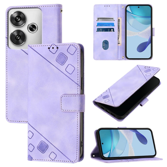 Estuche para teléfono de cuero en relieve co...