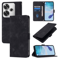 Estuche para teléfono de cuero en relieve co...