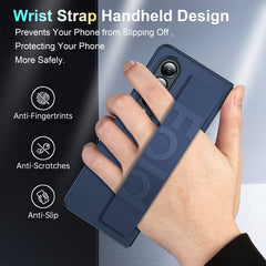 Funda de teléfono plegable con soporte de pu...
