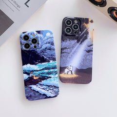 Estuche para PC con patrón de pintura al óle...