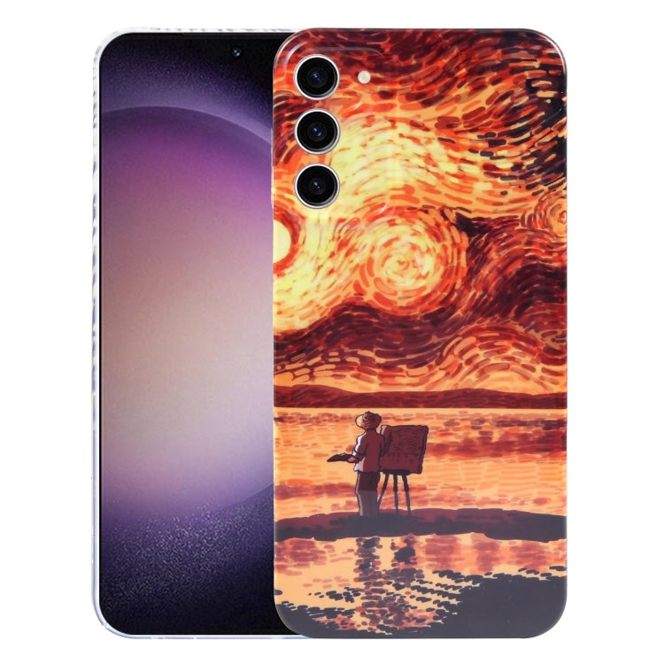 Estuche para PC con patrón de pintura al óle...