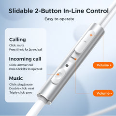 JOYROOM JR-EW03 Auricular con cable de 3,5 mm