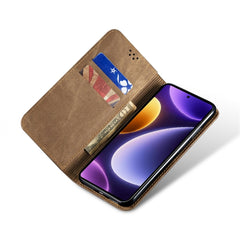 Estuche para teléfono de cuero con tapa de e...