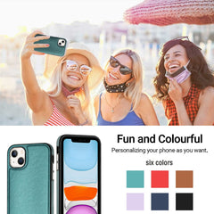 Estuche para teléfono con textura de cuero y...