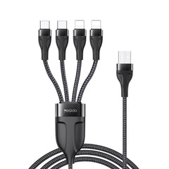 YESIDO CA111 1.2m 4A USB a doble tipo C + ca...