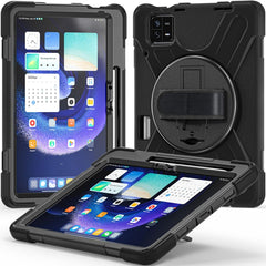 Funda híbrida de silicona para tableta con a...