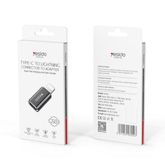 Adaptador de carga Yesido GS03 de 8 pines a tipo C