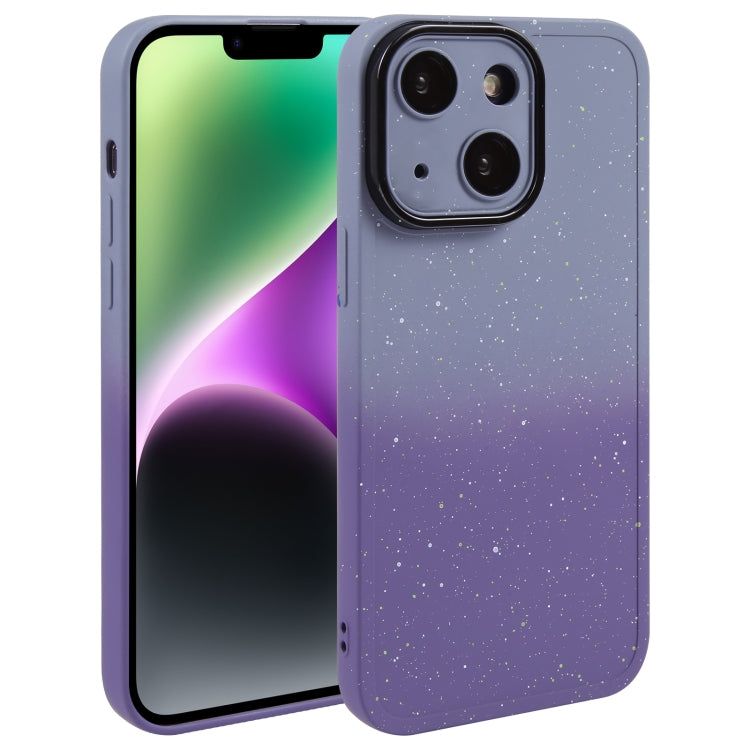 Funda de teléfono de silicona estrellada deg...