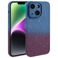 Funda de teléfono de silicona estrellada deg...