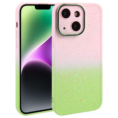 Funda de teléfono de silicona estrellada deg...