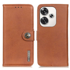 KHAZNEH Funda de cuero con textura de piel d...