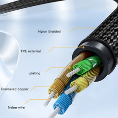 Yesido YAU38 Tipo-C a adaptador de audio hem...