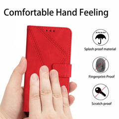 Funda de teléfono de cuero en relieve con co...
